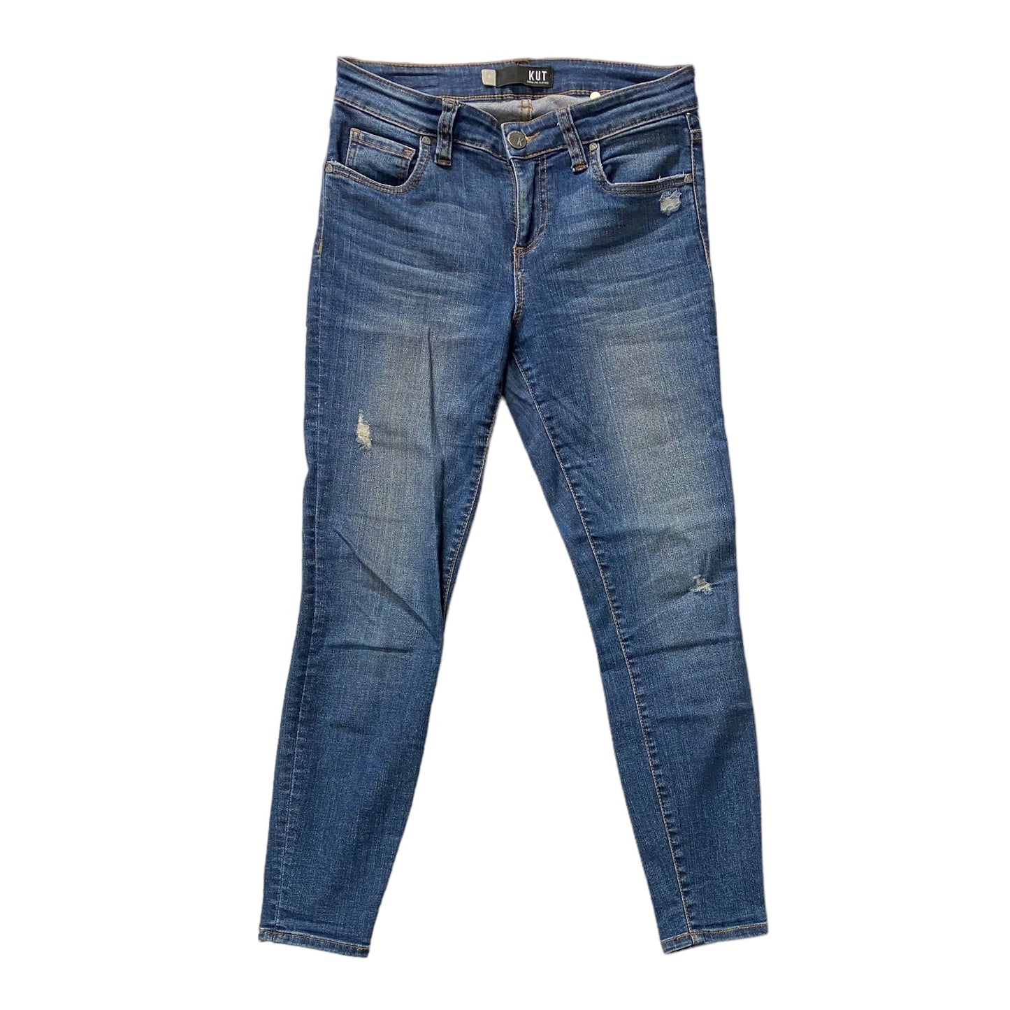 Blue Denim Jeans Skinny Kut, Size 4