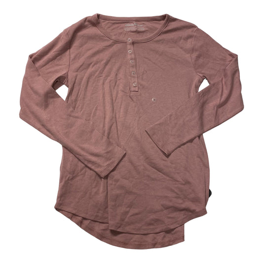 Mauve Top Long Sleeve Eddie Bauer, Size S