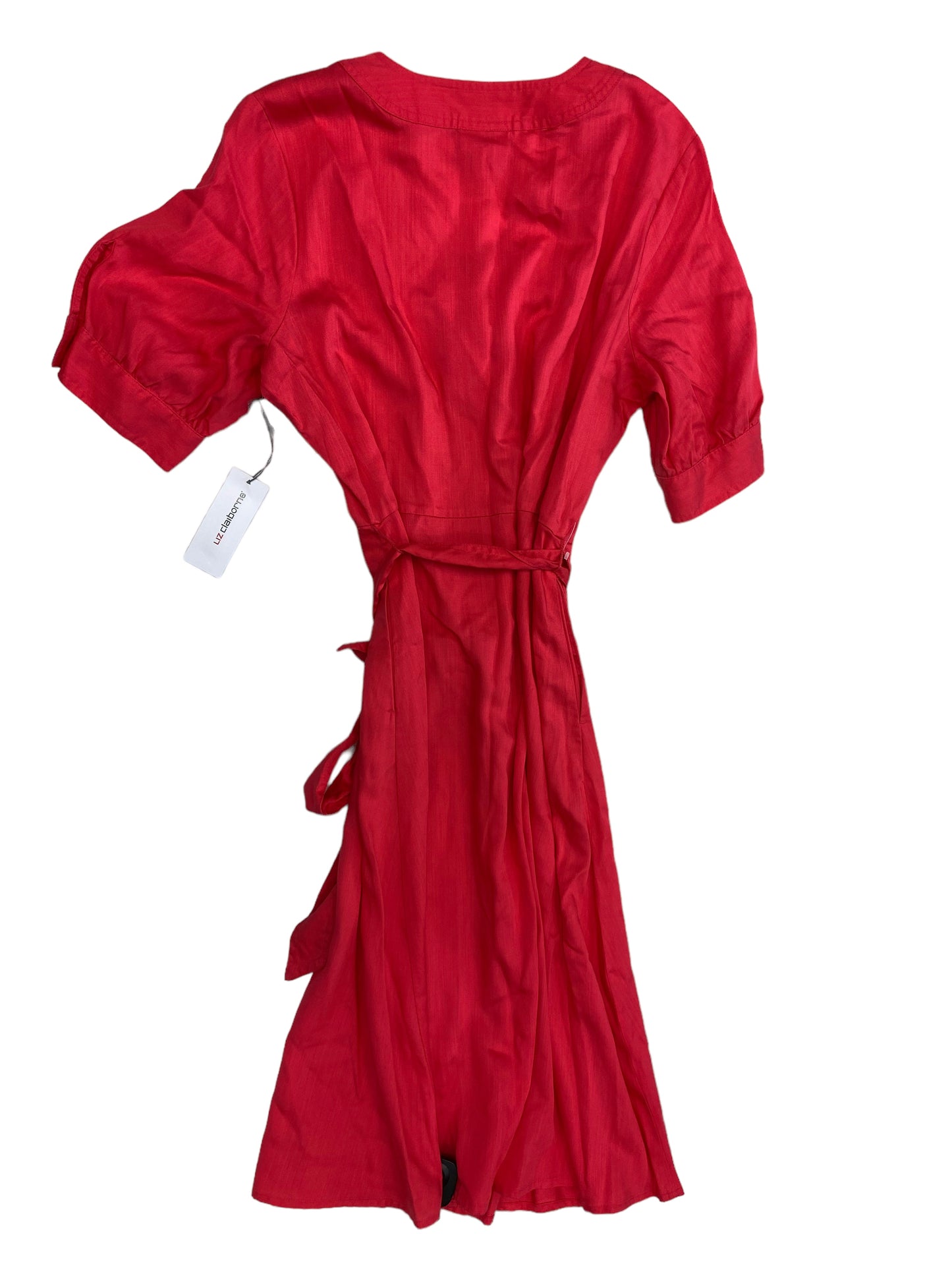 Pink Dress Casual Midi Liz Claiborne, Size 10petite