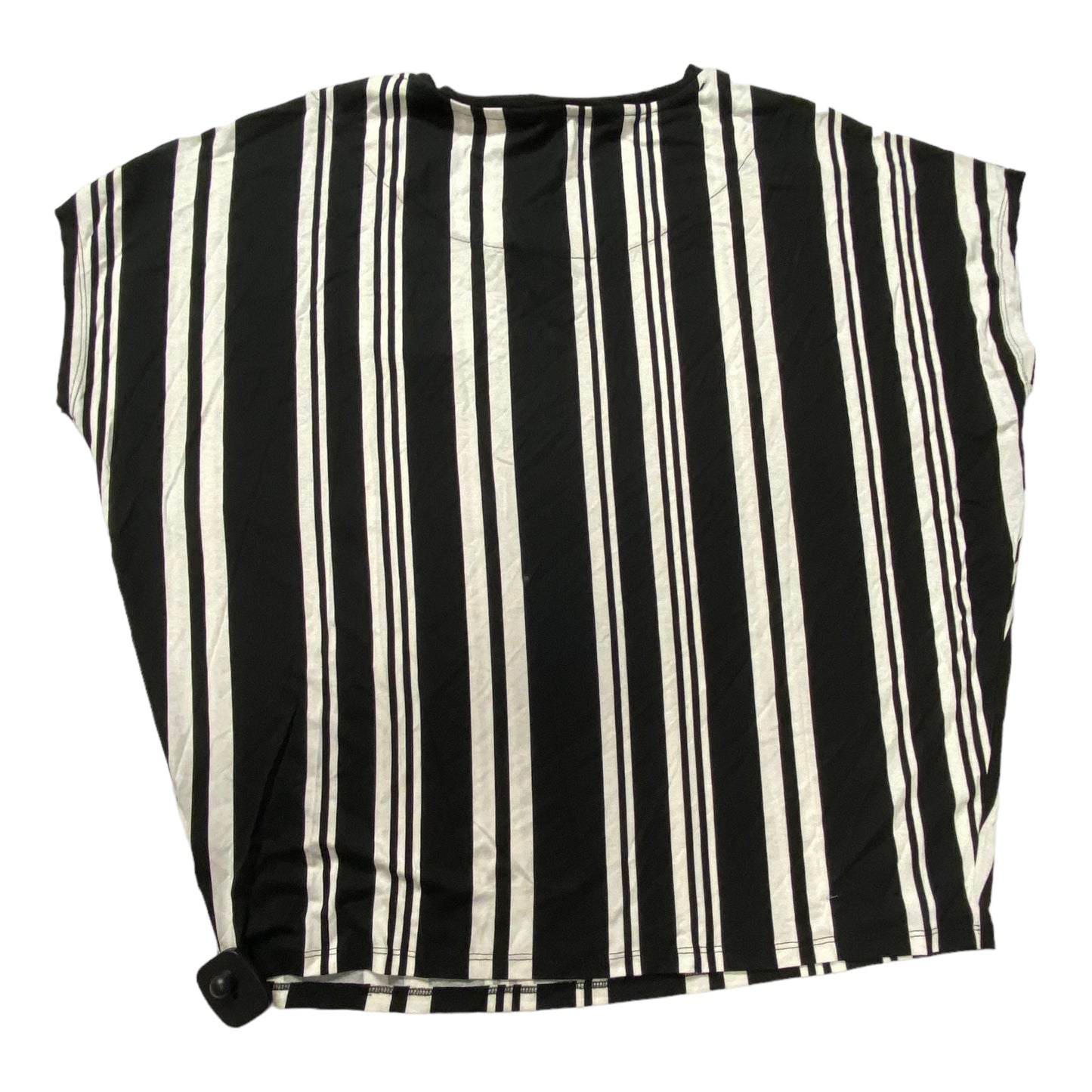 Black & White Top Short Sleeve F&f, Size 12