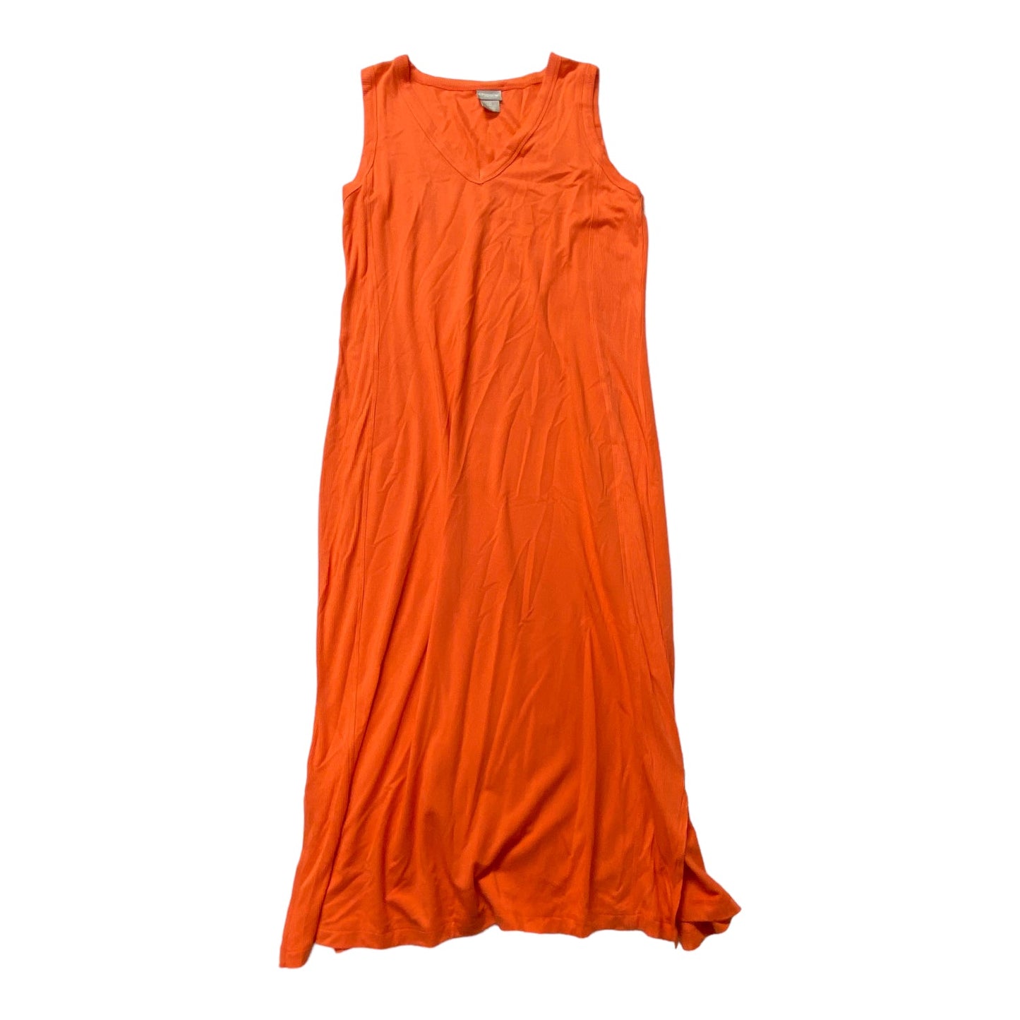 Orange Dress Casual Maxi Chicos, Size S