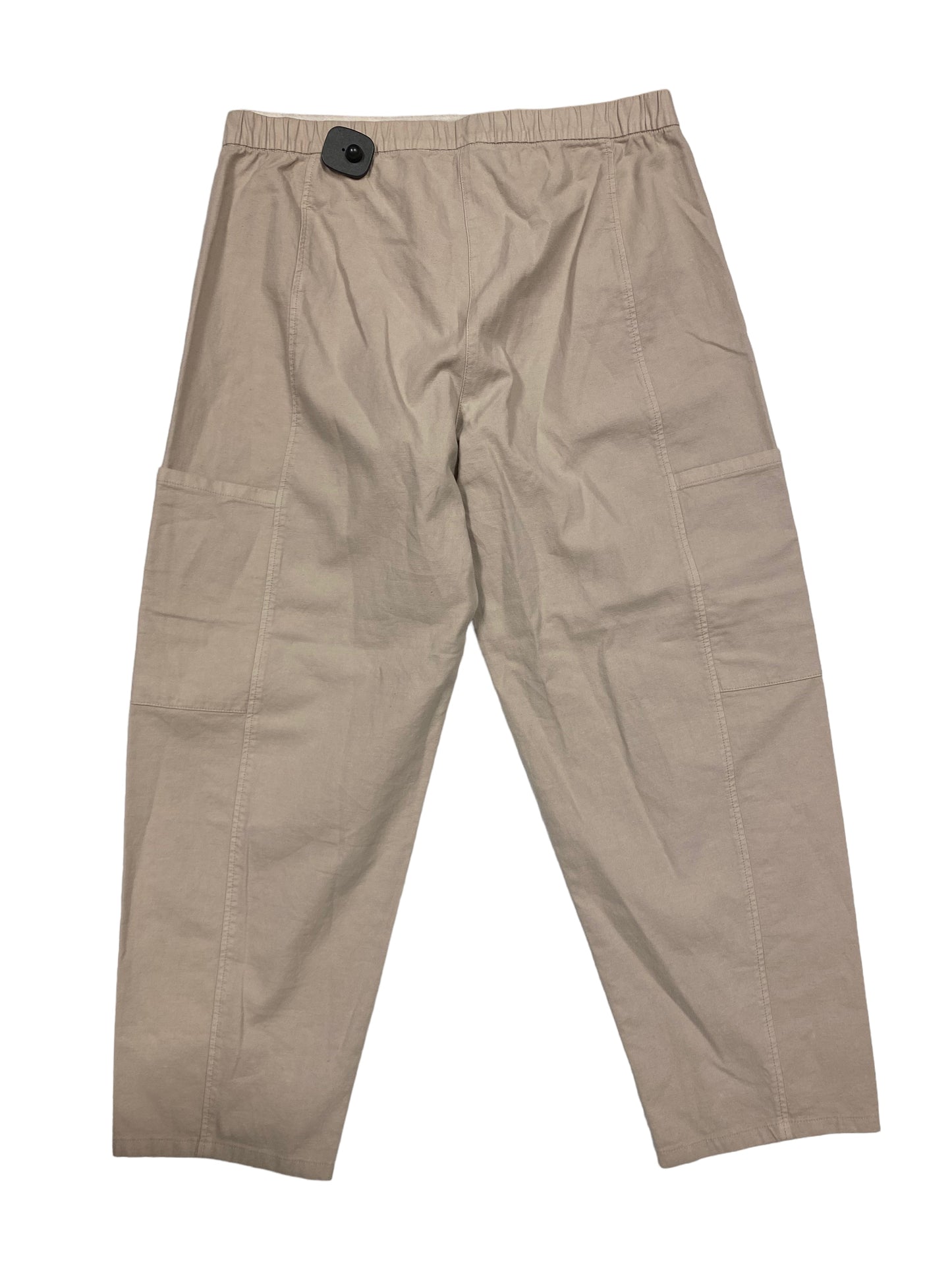 Pants Designer By Eileen Fisher In Beige, Size: L