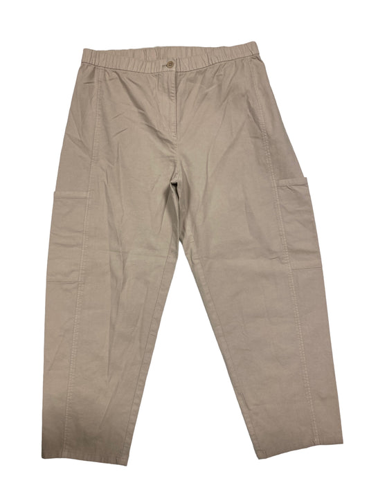 Pants Designer By Eileen Fisher In Beige, Size: L