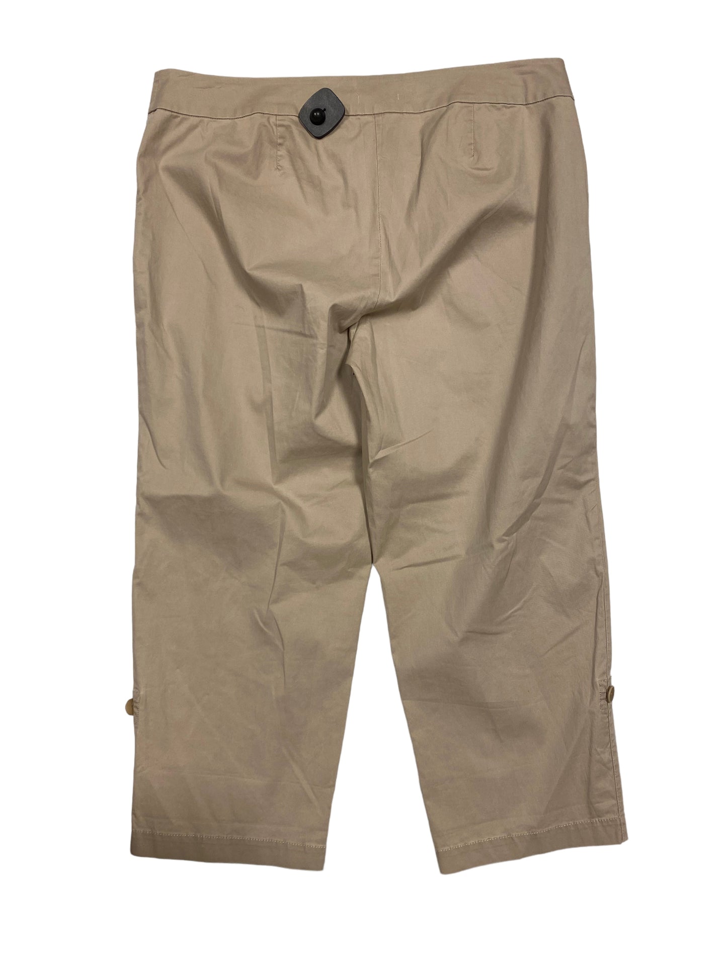 Pants Designer By Eileen Fisher In Beige, Size: L