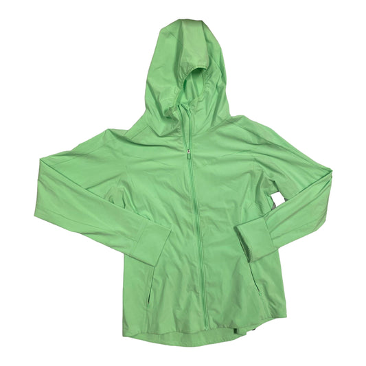 Athletic Jacket By Lululemon In Green, Size: 12