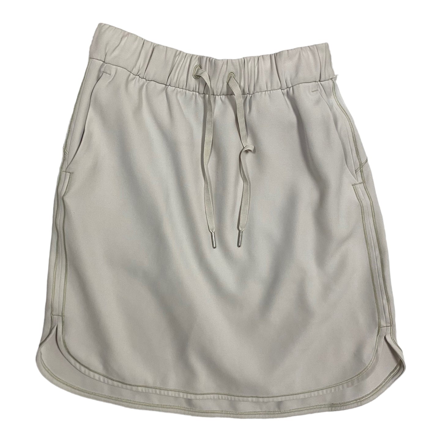 Athletic Skirt By Lululemon In Cream, Size: 6