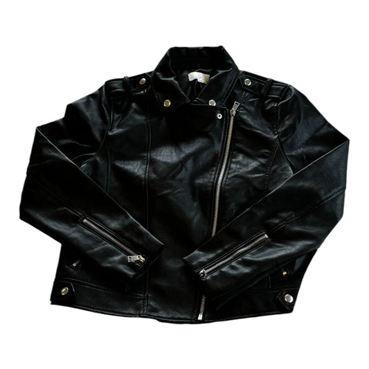 Jacket Moto By Loft In Black, Size: M