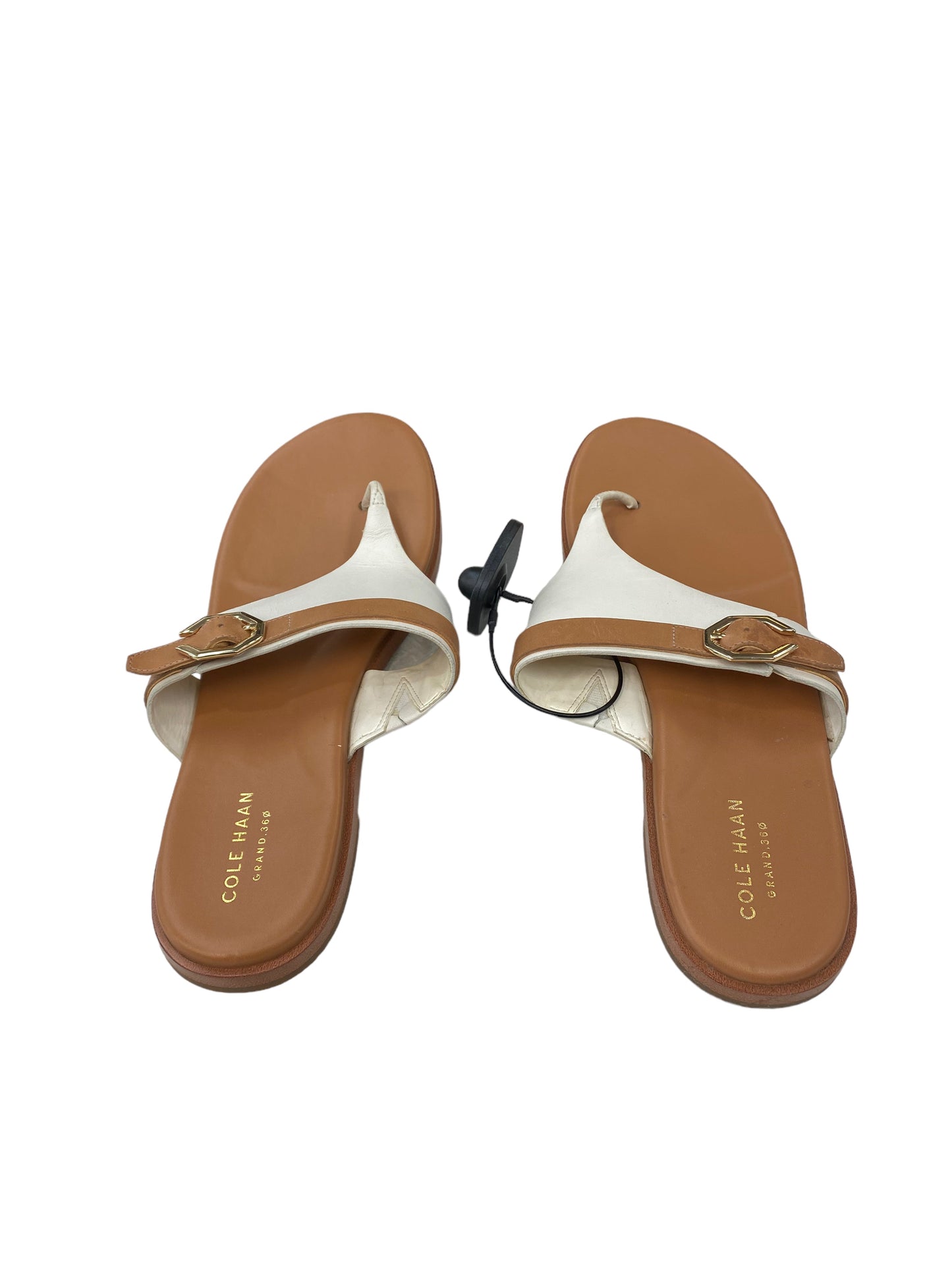 Beige Sandals Flip Flops Cole-haan, Size 9