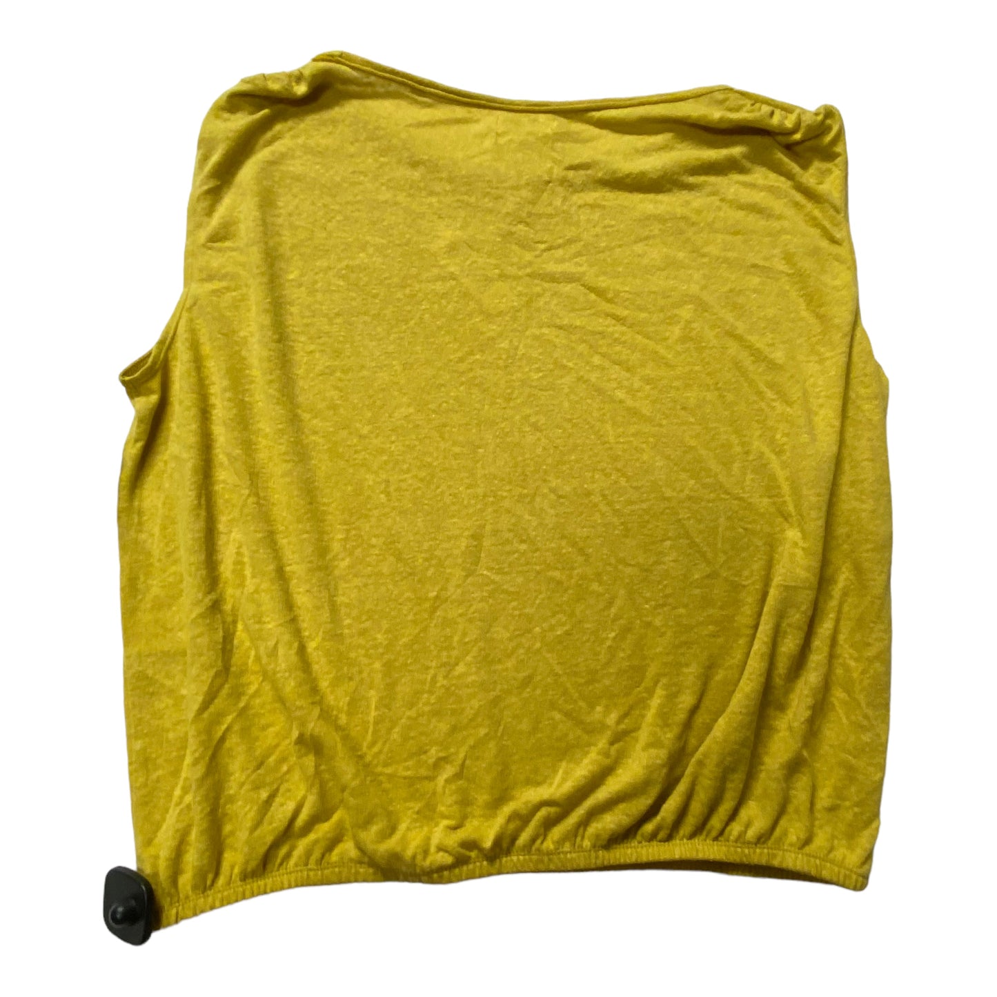 Yellow Top Short Sleeve Max Studio, Size Xl