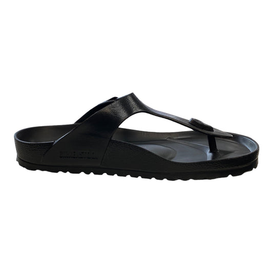 Black Sandals Flats Birkenstock, Size 8.5