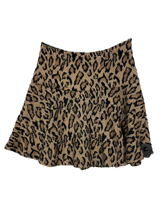 Animal Print Skirt Mini & Short Free People, Size 2