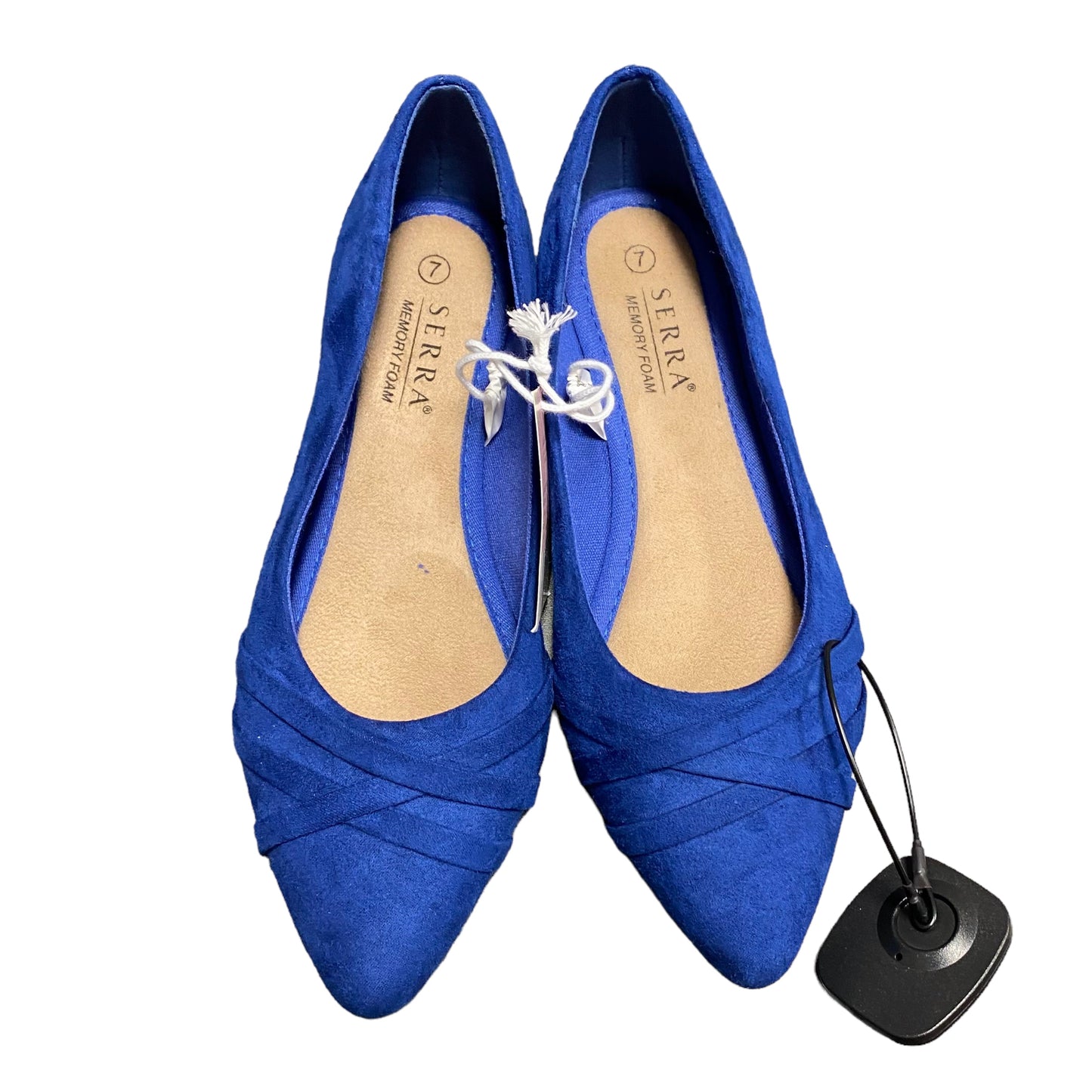 Shoes Flats By Serra In Blue, Size: 7