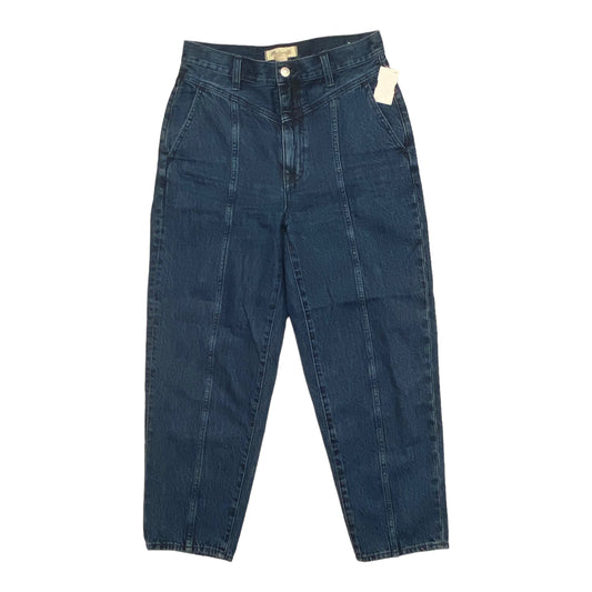 Jeans Straight By Madewell In Blue Denim, Size: 4