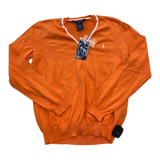 Sweater By Ralph Lauren In Orange, Size: M