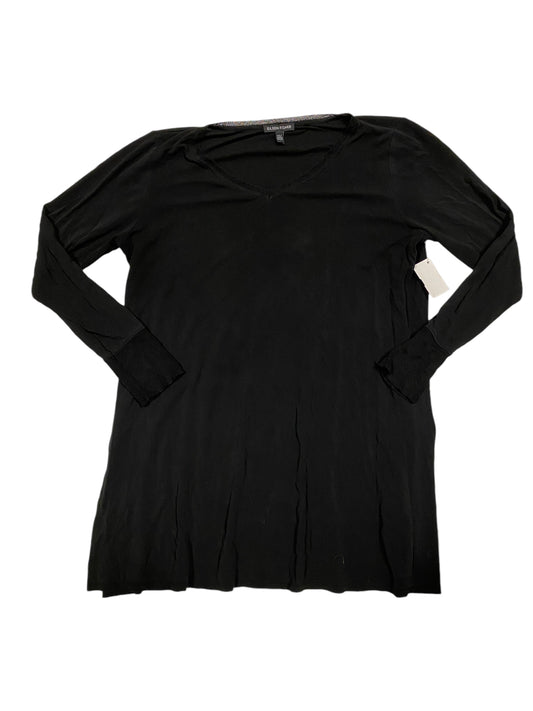 Top Long Sleeve Designer By Eileen Fisher In Black, Size: M