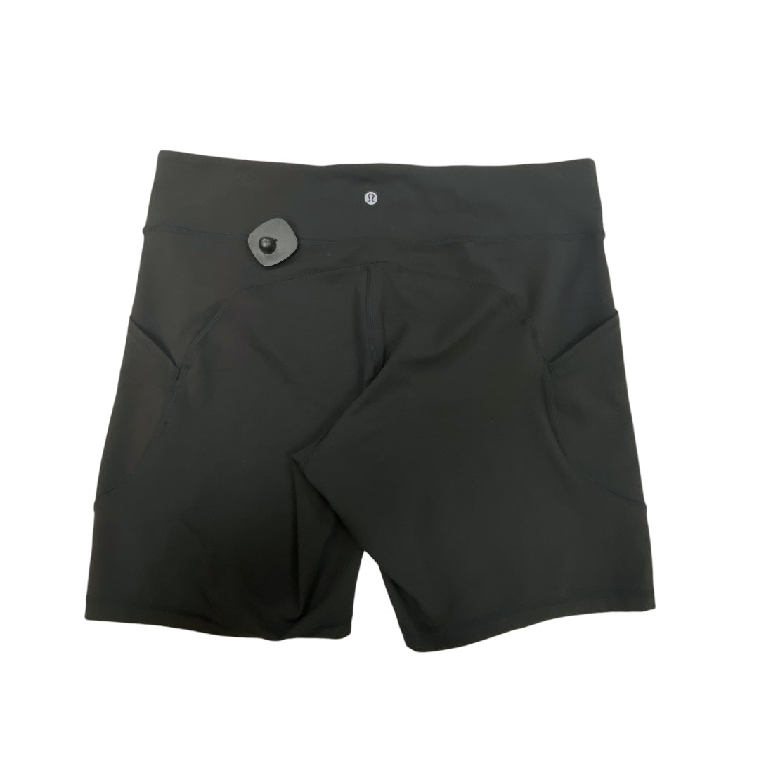 Athletic Shorts By Lululemon In Black, Size: 18