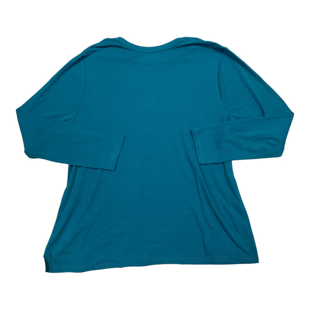 Top Long Sleeve By Lane Bryant In Blue, Size: 14