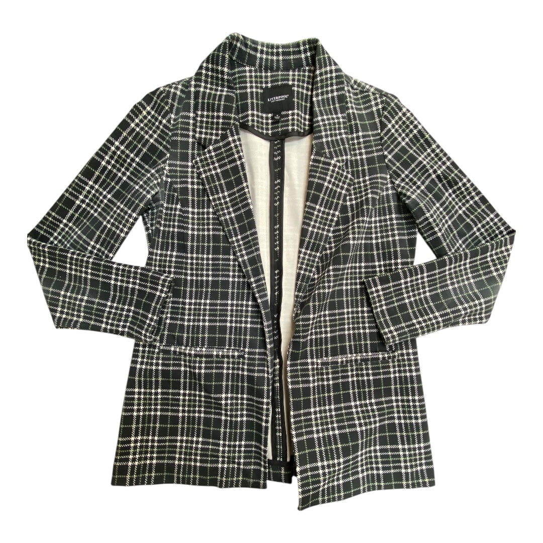 Blazer By Liverpool In Plaid Pattern, Size: S