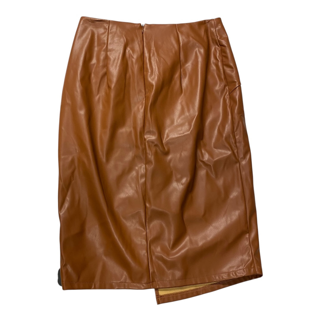 Skirt Mini & Short By Cmc In Brown, Size: M