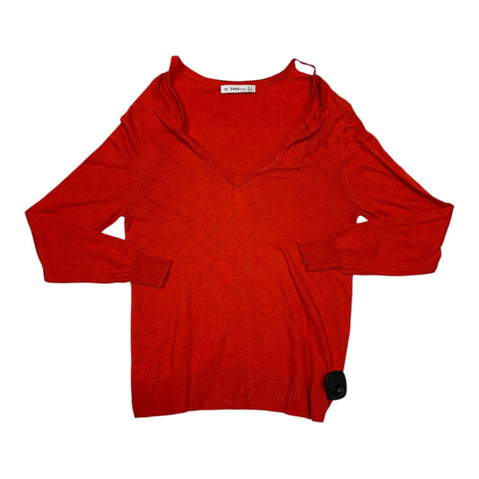 Sweater By Zara In Red, Size: M