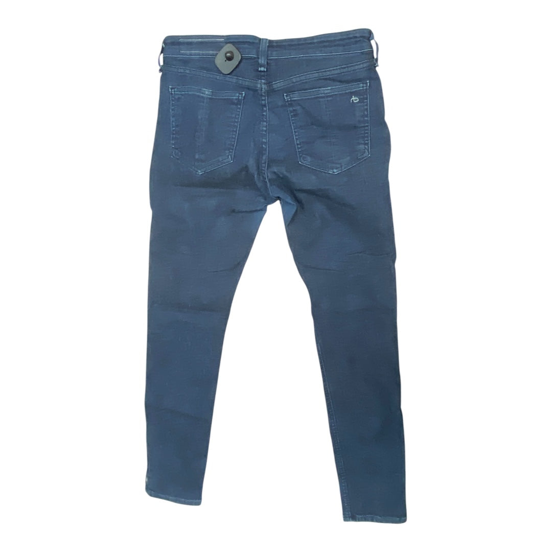 Jeans Skinny By Rag And Bone In Blue Denim, Size: 4