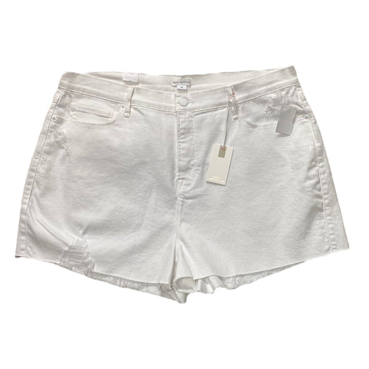 White Shorts Good American, Size 16