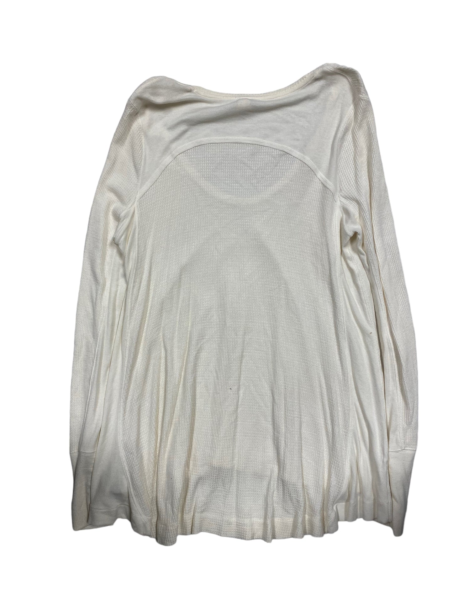 Cream Top Long Sleeve Free People, Size M