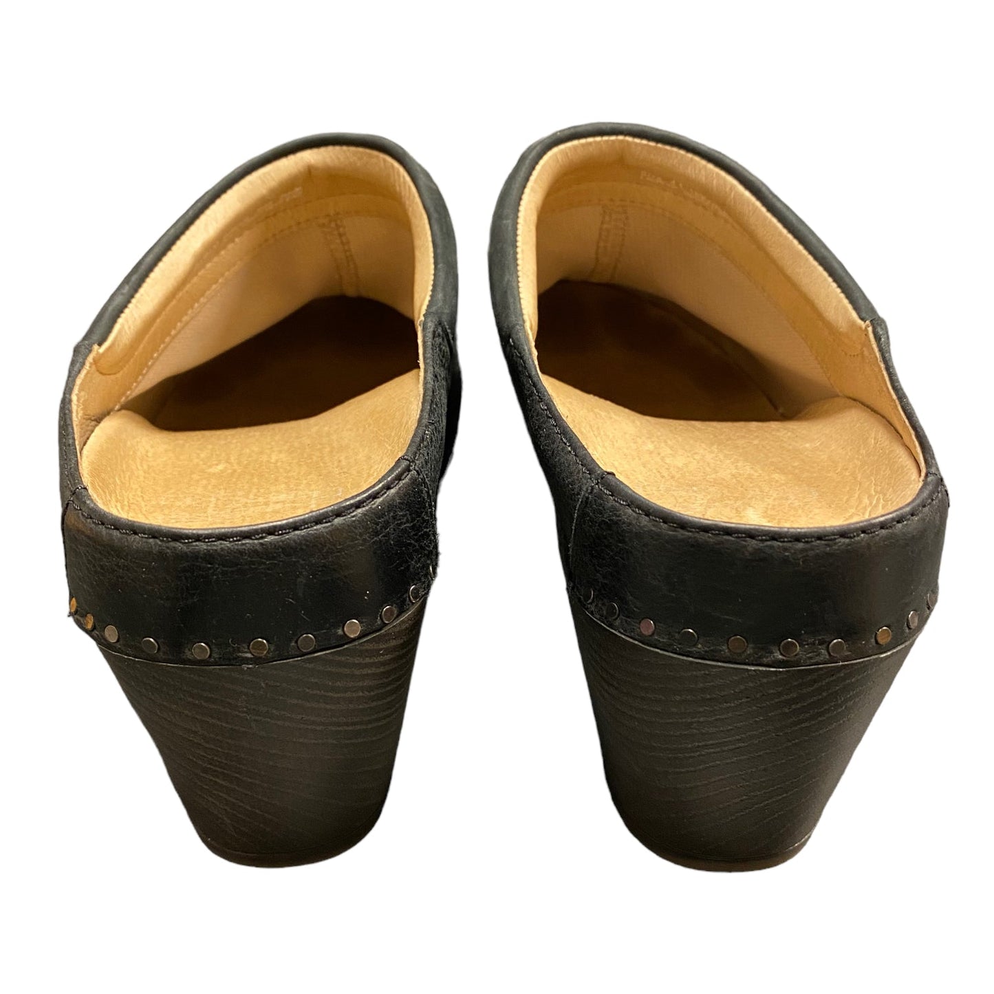 Black Shoes Heels Block Dansko, Size 10