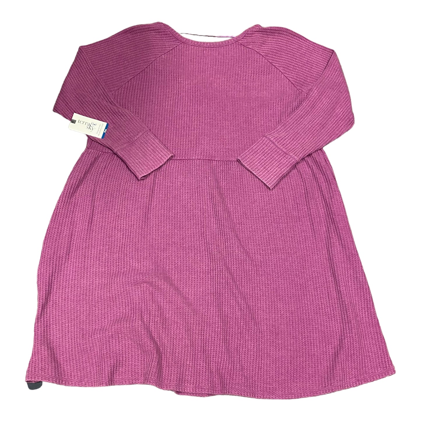 Purple Dress Casual Maxi Terra & Sky, Size 2x