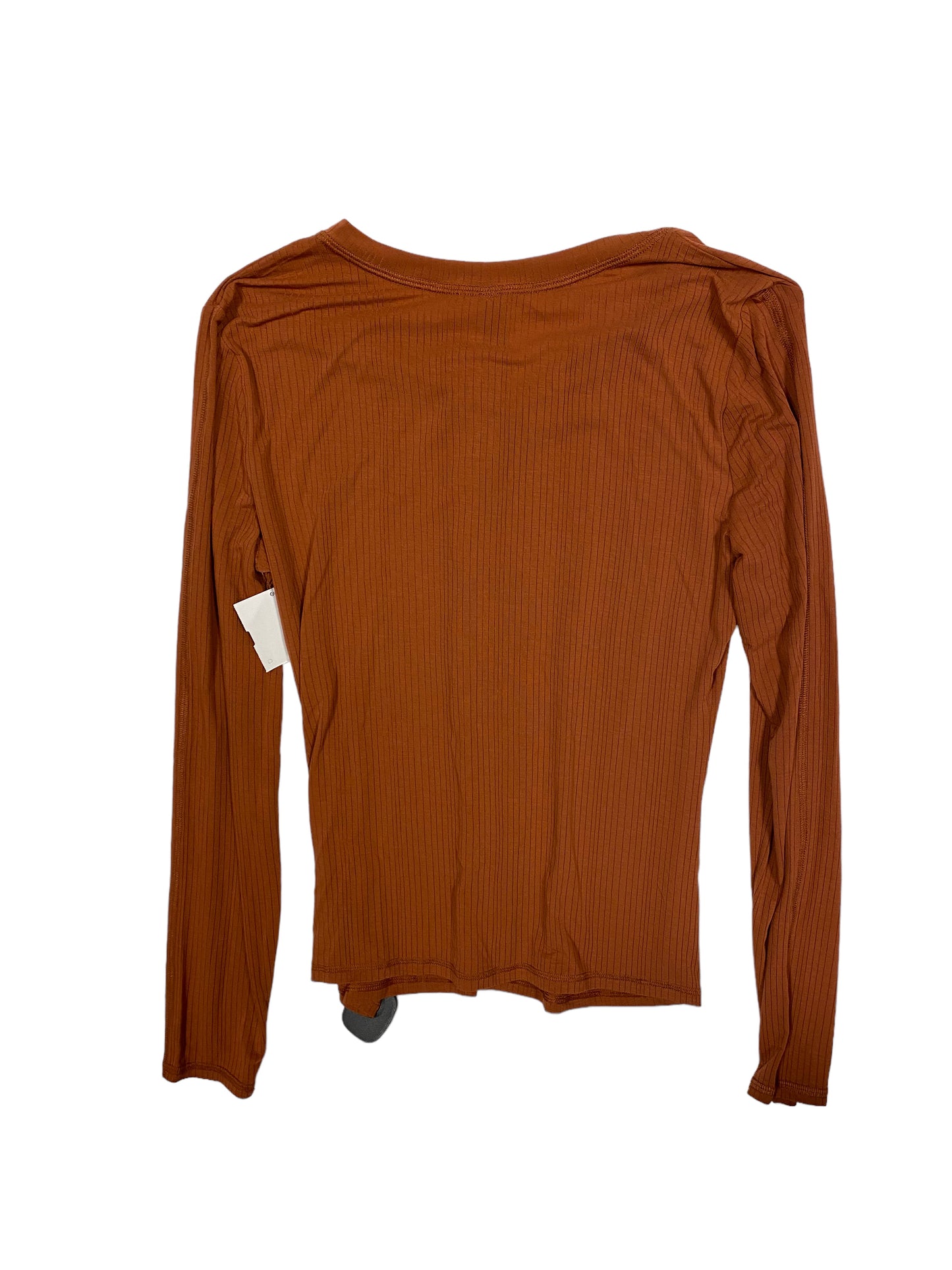 Orange Top Long Sleeve Anthropologie, Size M