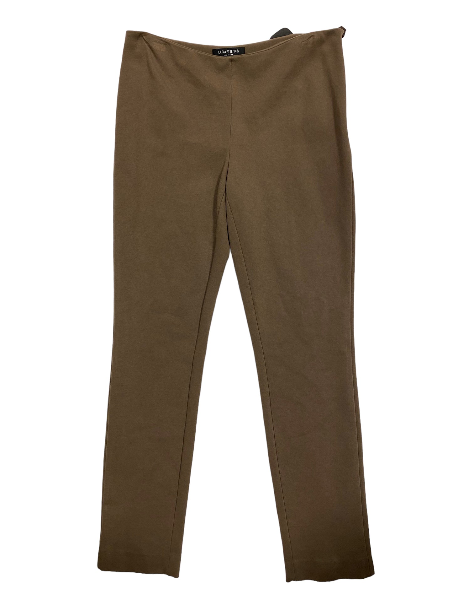 Brown Pants Designer Lafayette 148, Size S