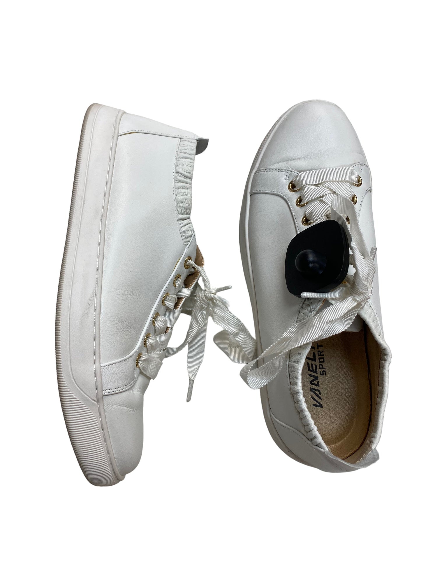 White Shoes Sneakers Vaneli, Size 8.5