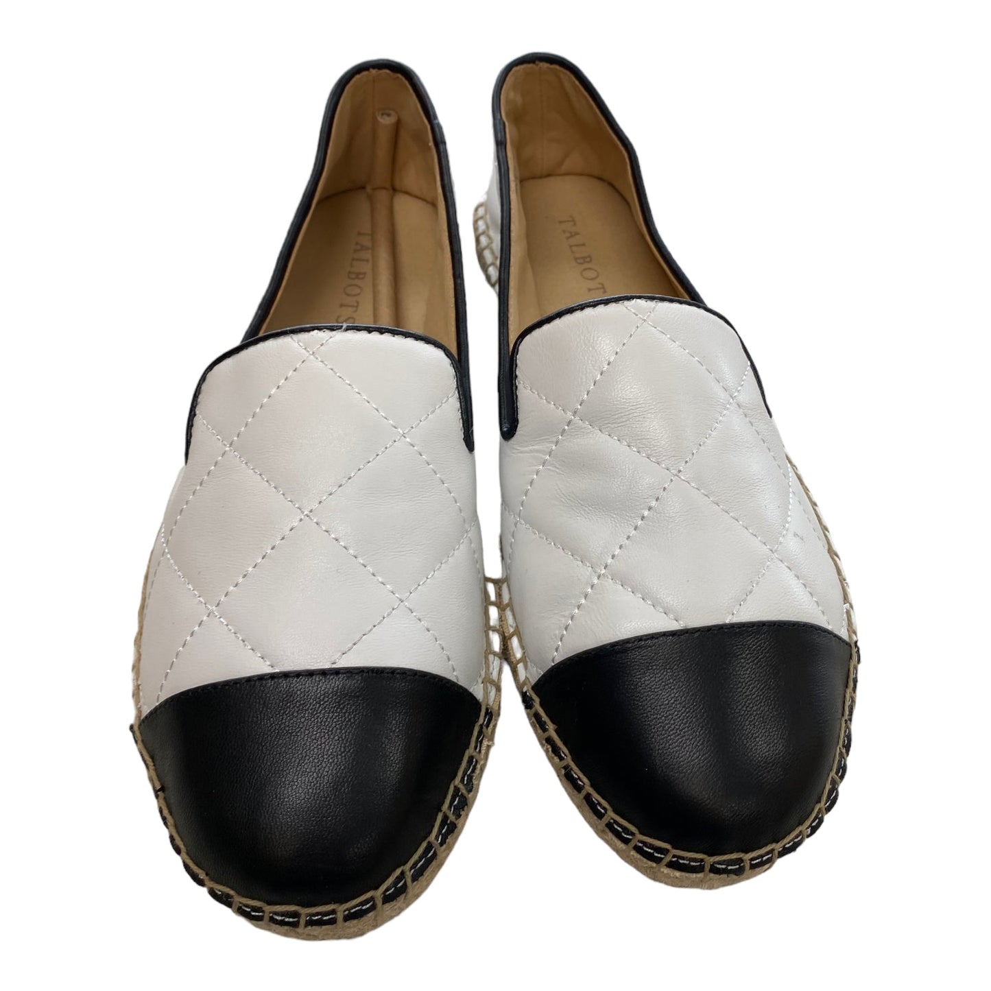 Black & White Shoes Flats Talbots, Size 8