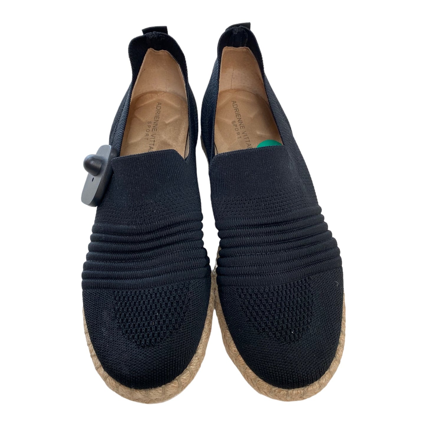Black Shoes Flats Adrienne Vittadini, Size 8