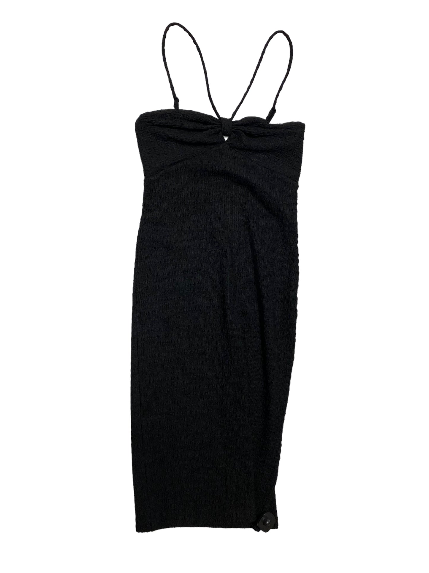 Black Dress Casual Midi Club Monaco, Size Xs
