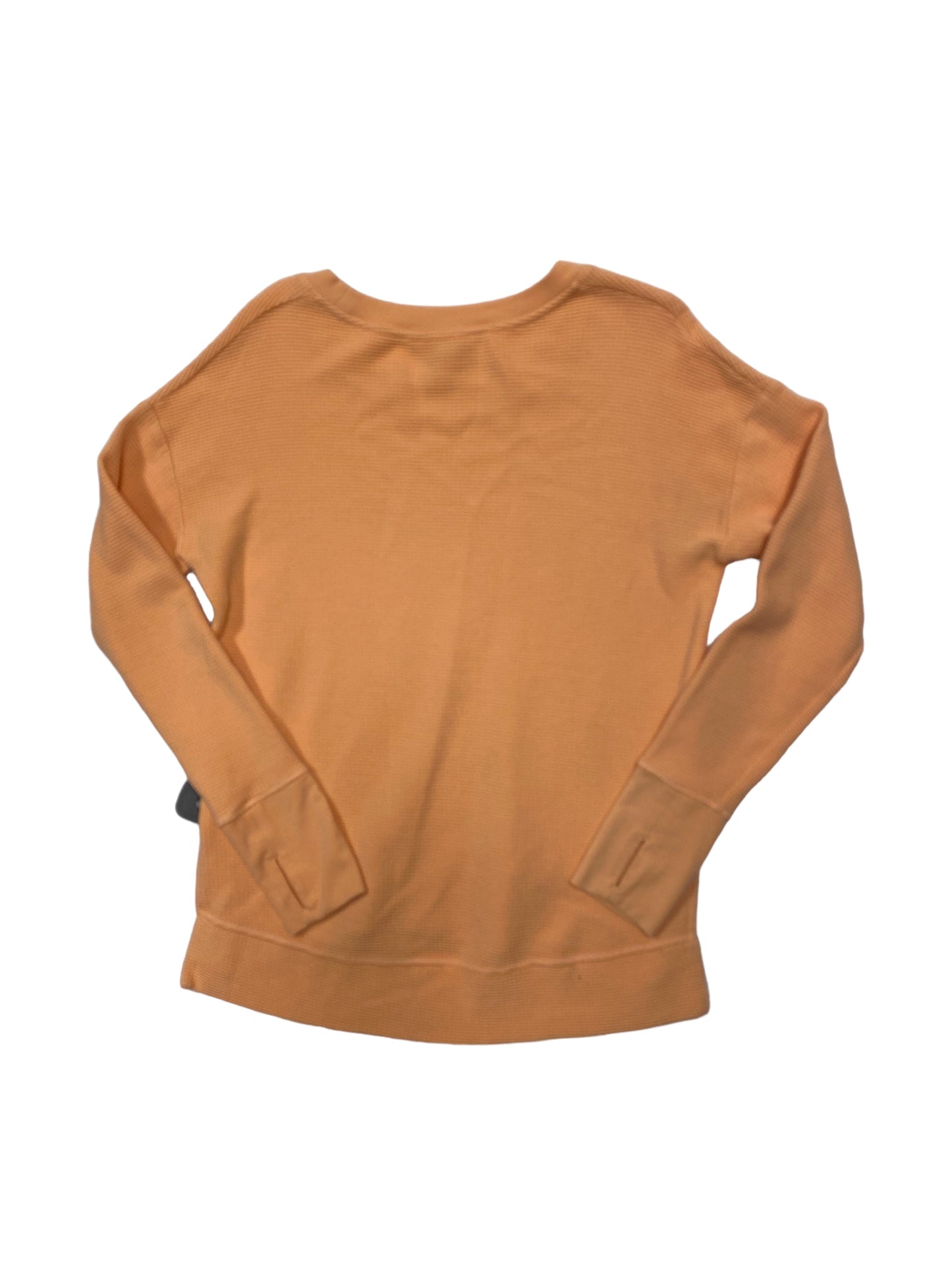 Orange Top Long Sleeve Athleta, Size S