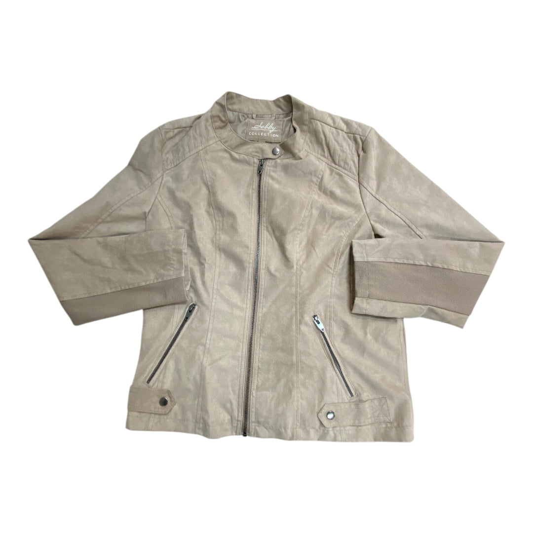 Jacket Moto By Sebby In Brown, Size: Xl