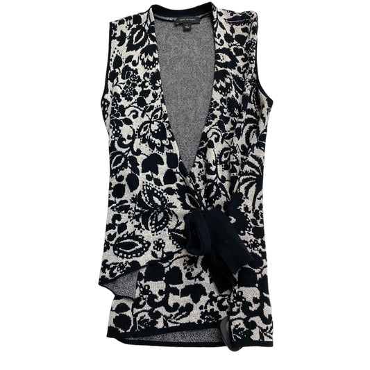 Top Sleeveless By Ann Taylor In Black & White, Size: S