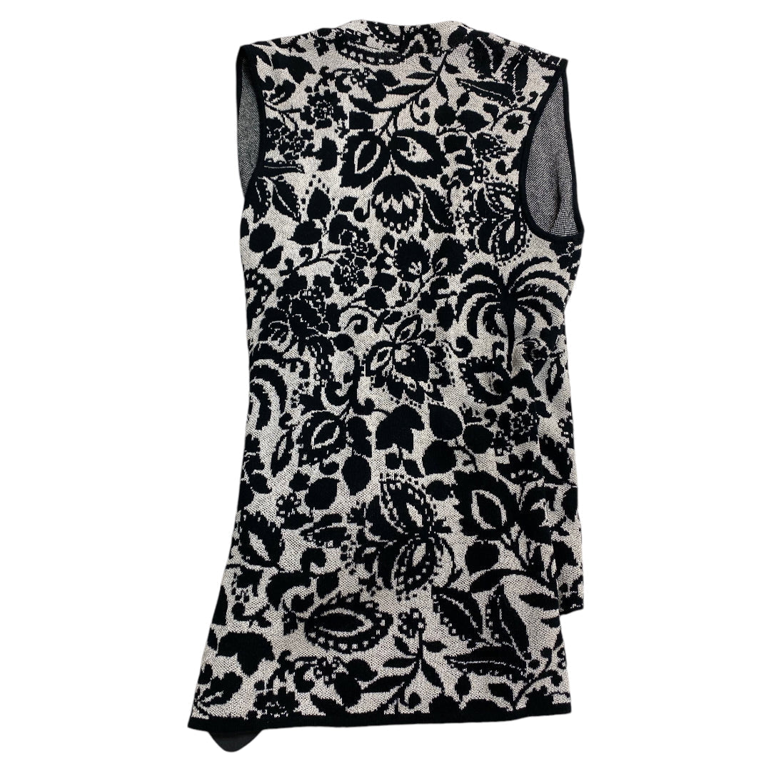 Top Sleeveless By Ann Taylor In Black & White, Size: S