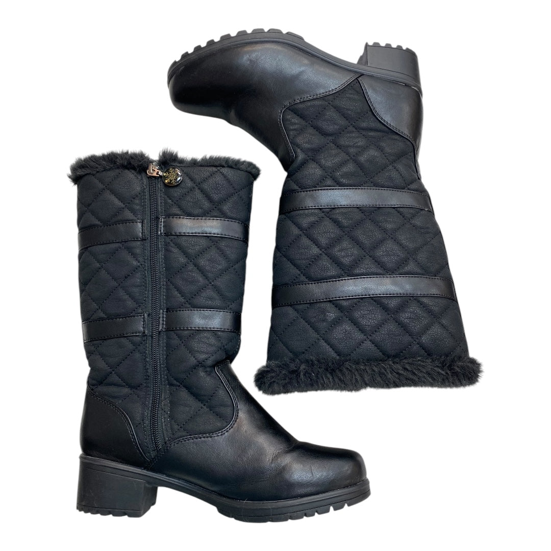 Boots Snow By Khombu In Black, Size: 8