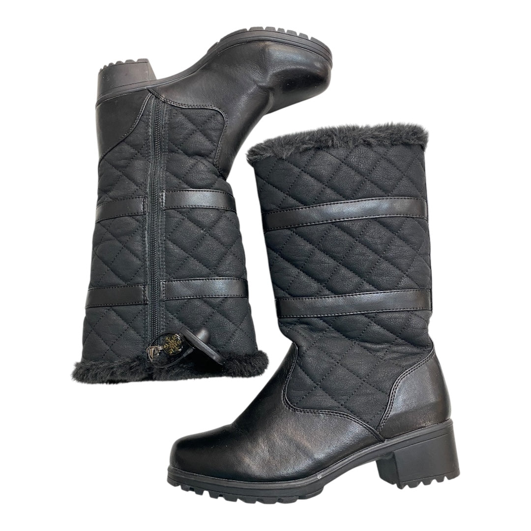 Boots Snow By Khombu In Black, Size: 8