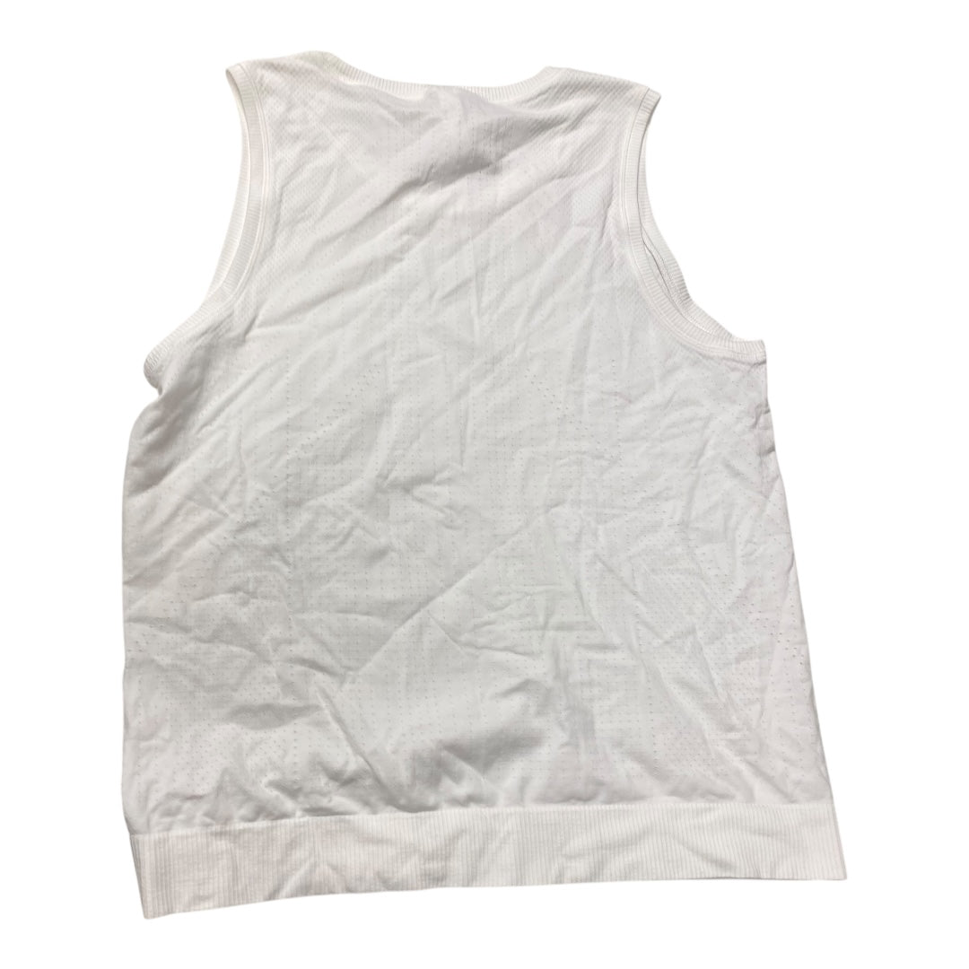 Athletic Tank Top By Athleta In White, Size: M