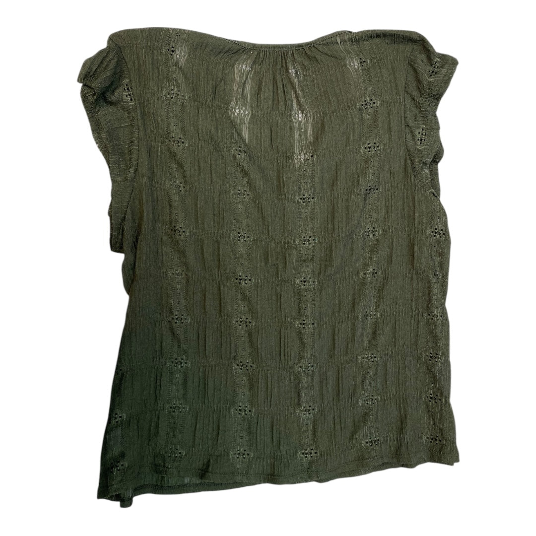 Top Sleeveless By 89th And Madison In Green, Size: Xl