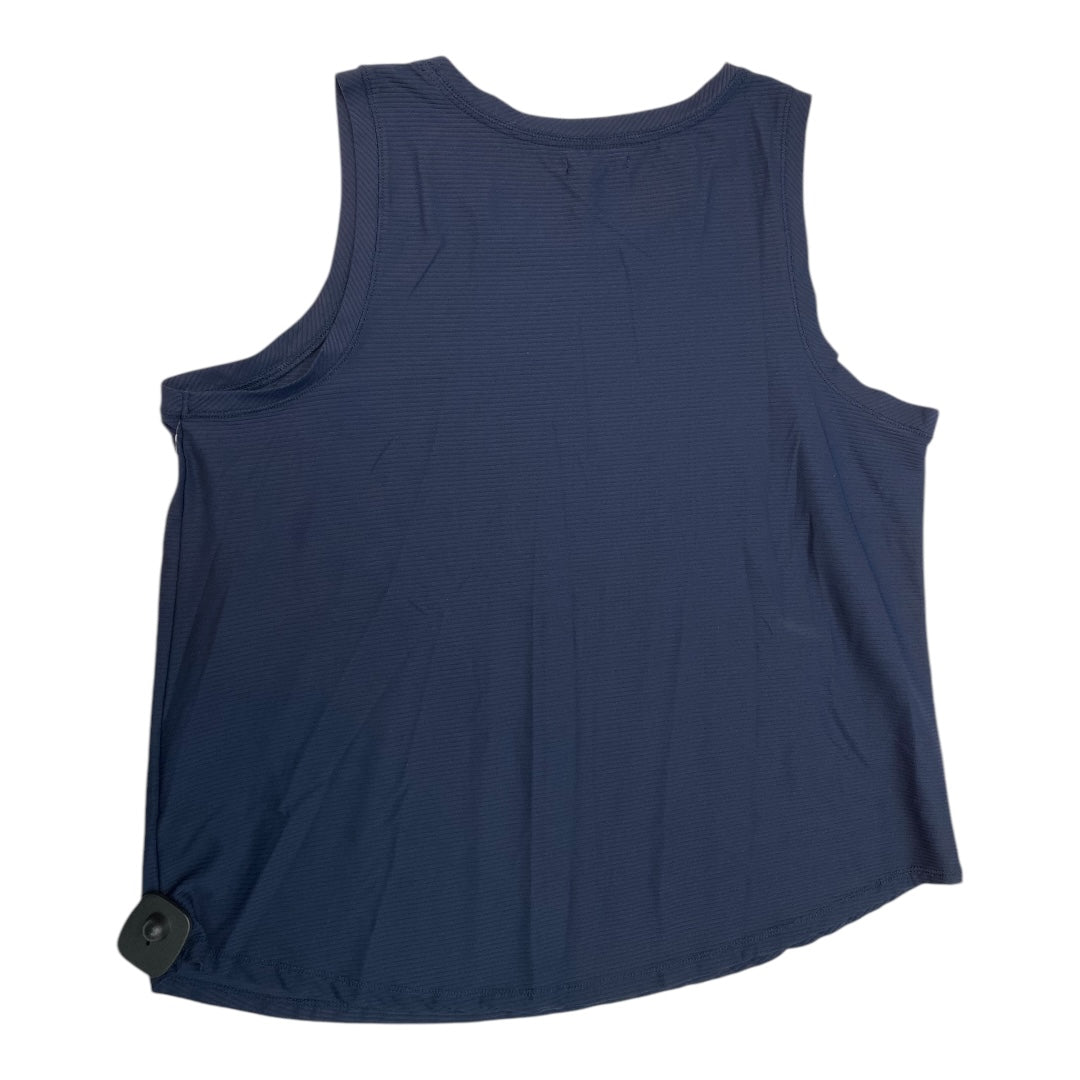 Top Sleeveless By Maurices In Blue, Size: L