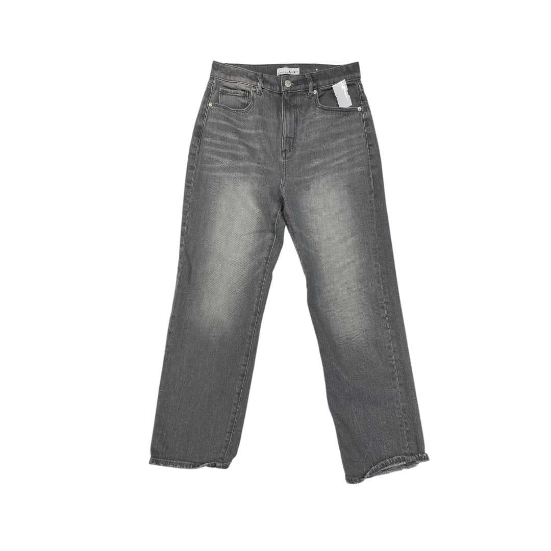 Jeans Straight By Loft In Grey, Size: 2