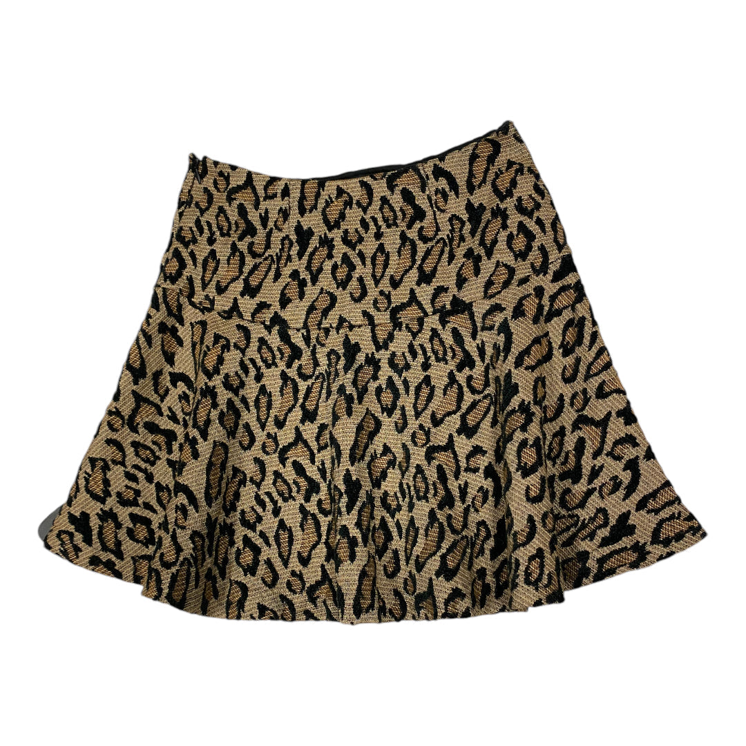 Skirt Mini & Short By Free People In Animal Print, Size: S