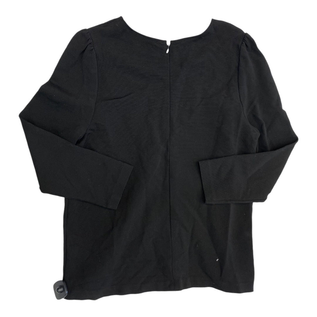 Top Long Sleeve By Ann Taylor In Black, Size: Xl