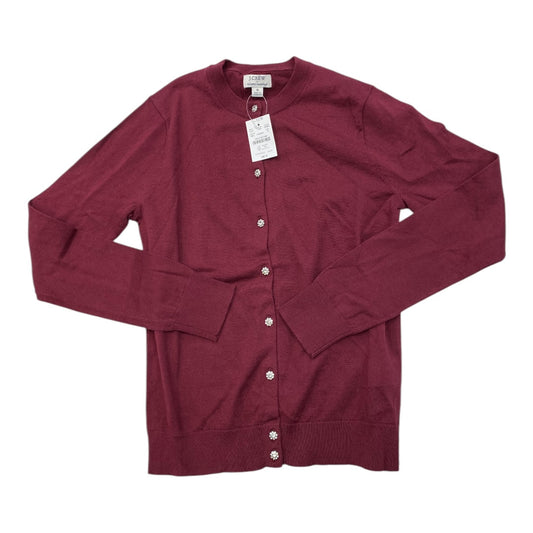 Sweater Cardigan By J. Crew In Red, Size: S