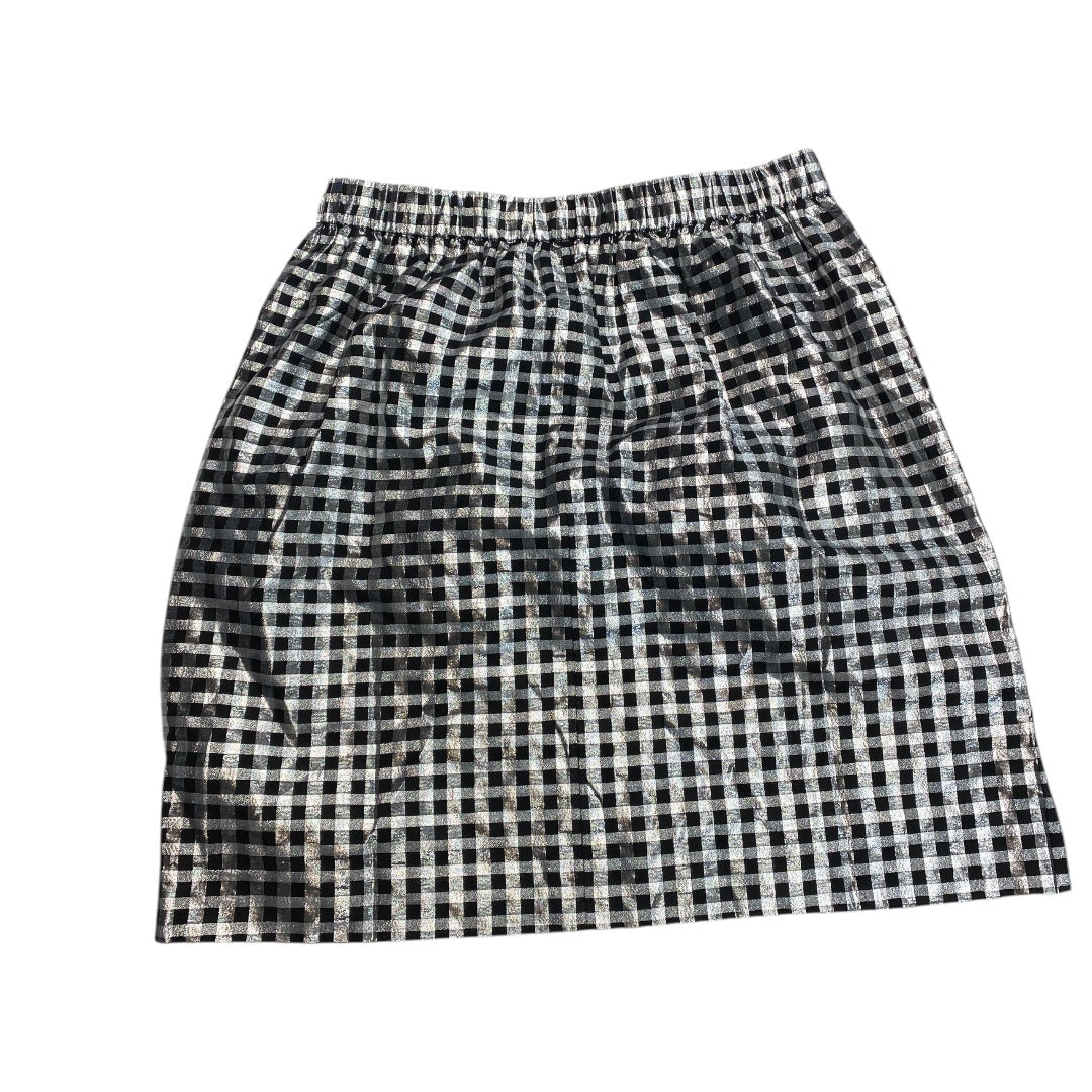 Skirt Mini & Short By J. Crew In Black & White, Size: S