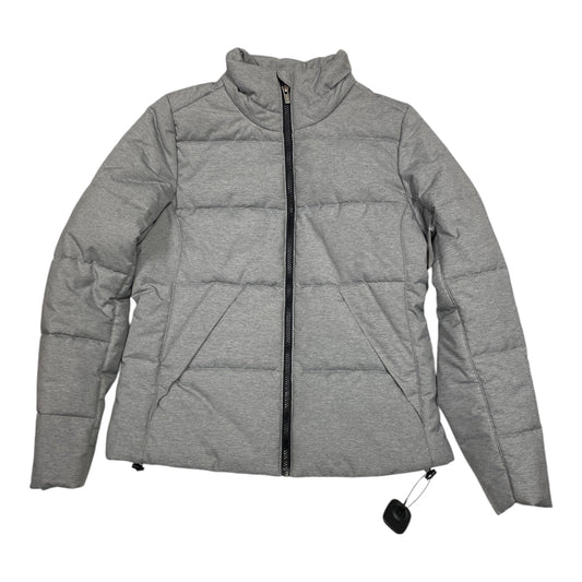 Jacket Puffer & Quilted By Lucy In Grey, Size: M